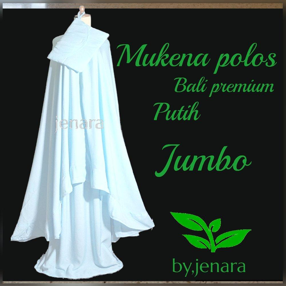 Mukena polos putih rayon bali di lapak MUKENA BALI jenara79
