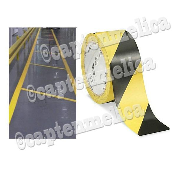 2pcs - 2 x 30 Meter - Ukuran 2 Inch Floormarking tape 766 3M Lakban Lantai Pembatas Parkir Lapangan Cat Garis Parkiran Double Tape 3M Cat Lapangan Bola Bulutangkis Badminton Futsal Basket Volley Voli Volly