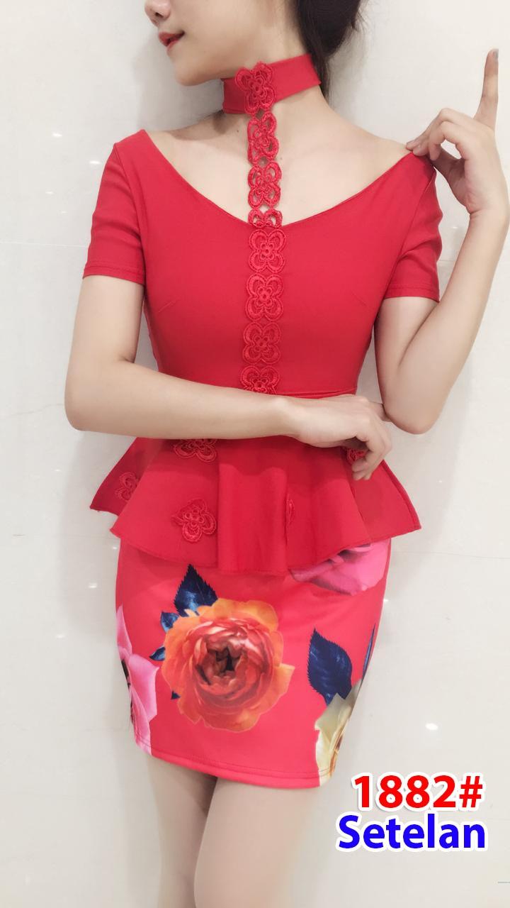 GSD - Setelan Baju Wanita / Baju Kerja Wanita / Baju Pesta Perempuan - Setelan Impor 1882