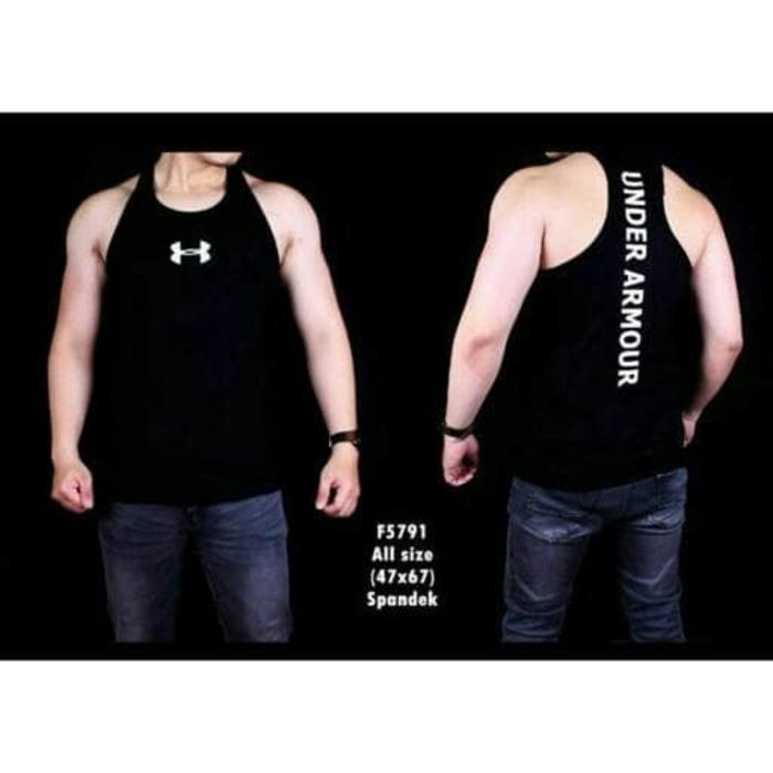 baju kaos singlet gym fitness training tanktop pria VENUM under armour