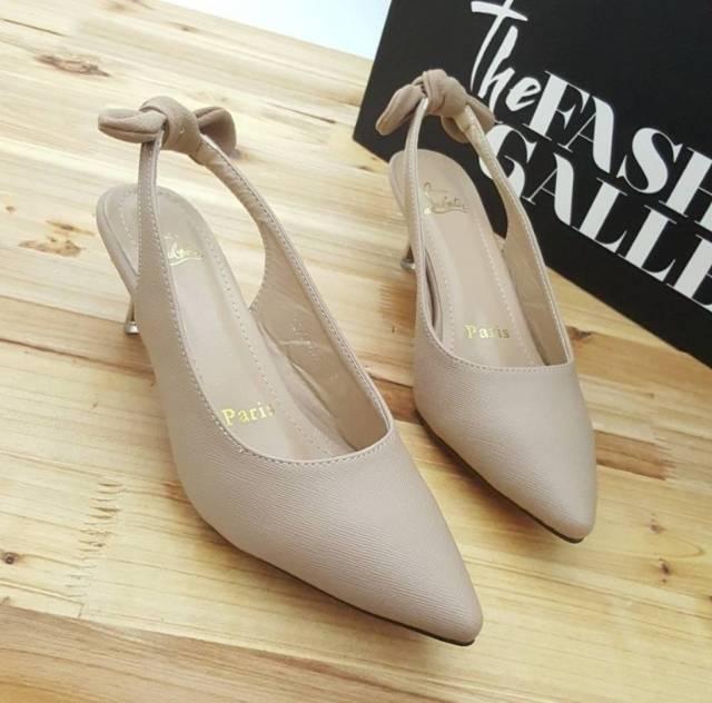 Sepatu Heel Wanita Tali Belakang MOCCA