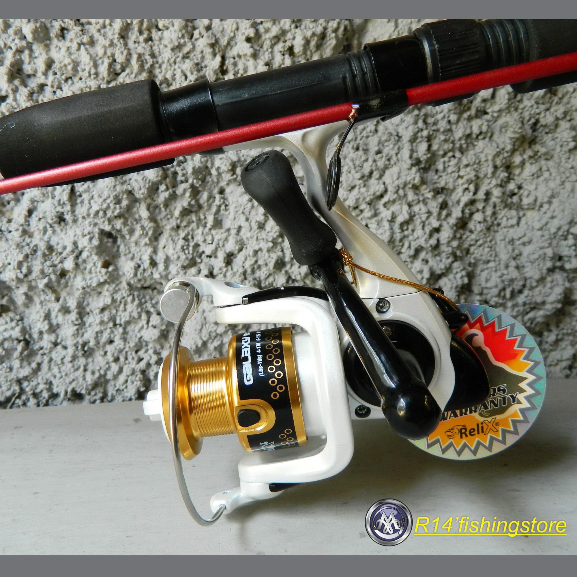 Set Joran Dan Reel Pancing Relix Galaxy Sealion Extra