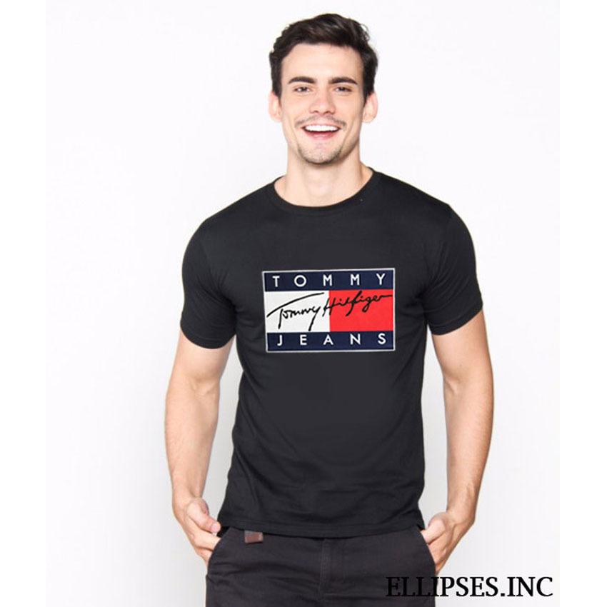 ELLIPSES.INC Tumblr Tee / T-Shirt / Kaos Pria Tommy - Hitam