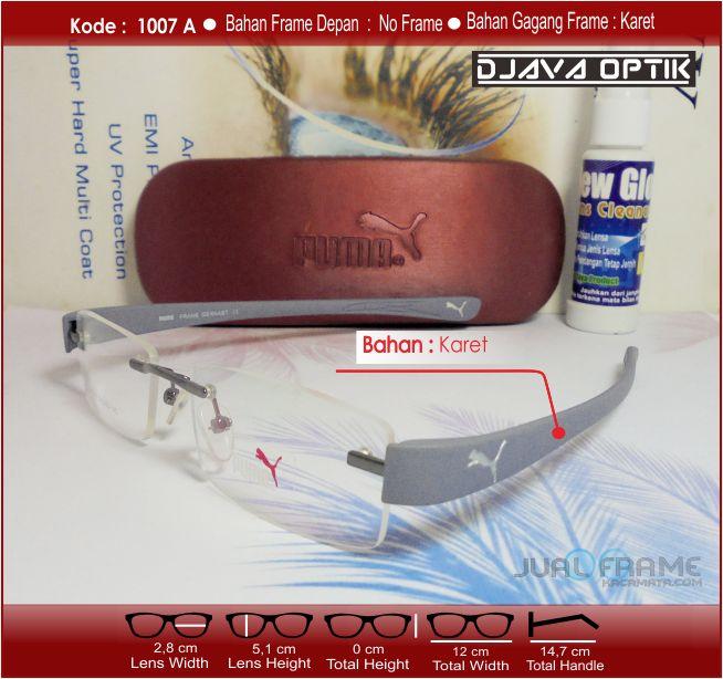 Frame kacamata 1007 + lensa minus/plus/silinder kacamata sport untuk pria dan wanita