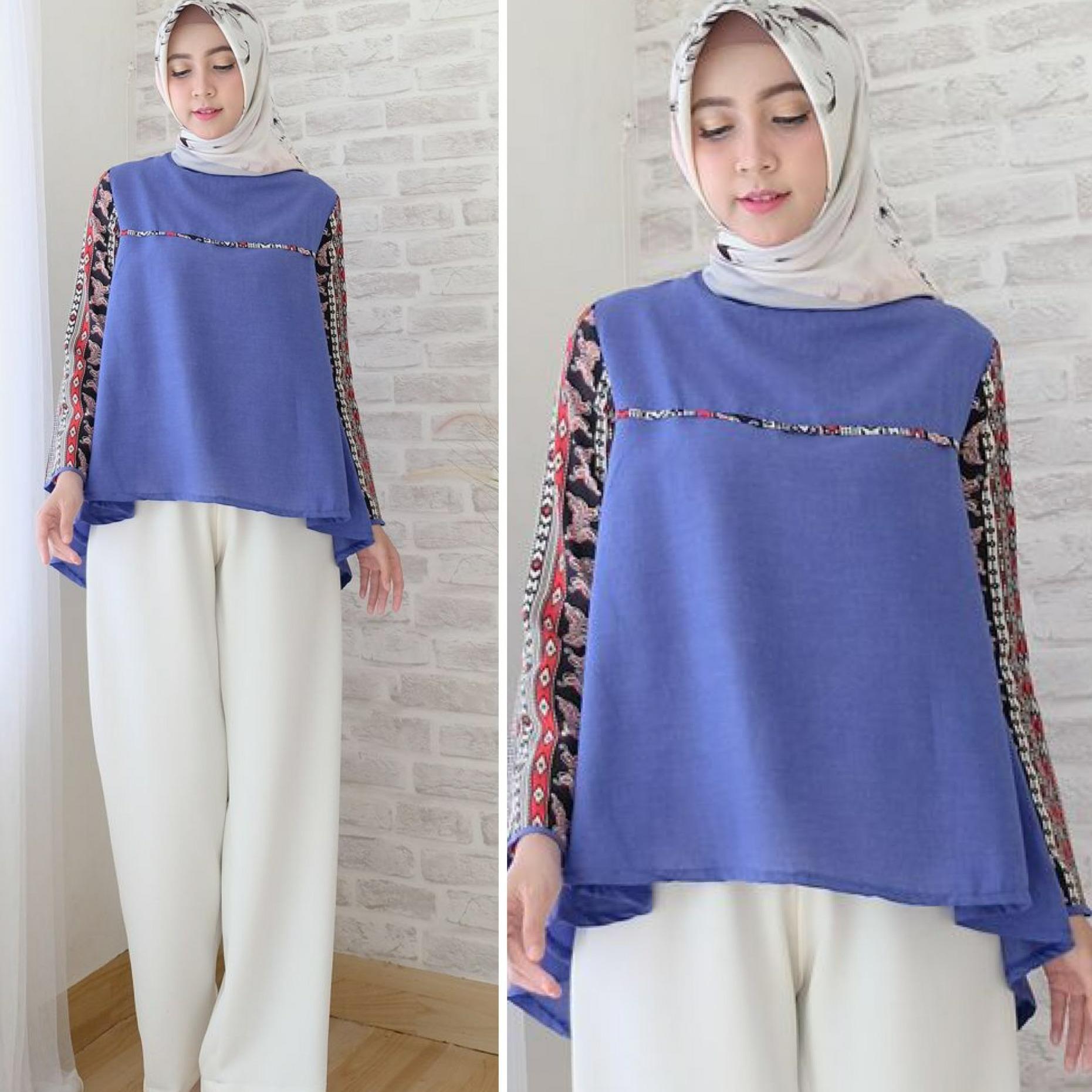 Gamis Dian Syar'i - Real Pict Blue