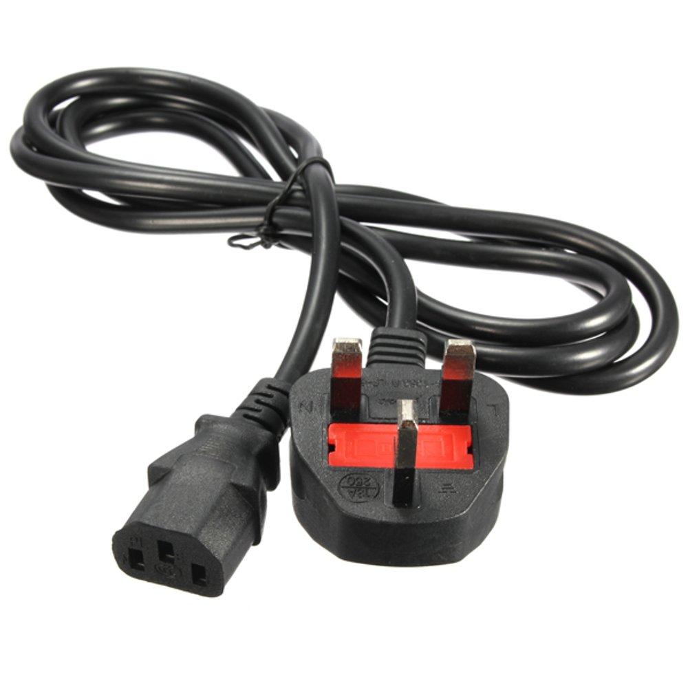 Kabel Power CPU atau monitor ke listrik 3 Pin Kaki 3 10A ada Skring - Fuse