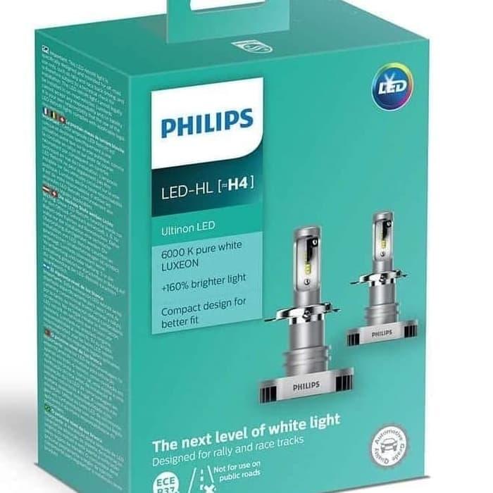 High Quality philips led ultinon h4 - lampu mobil putih 11342ul