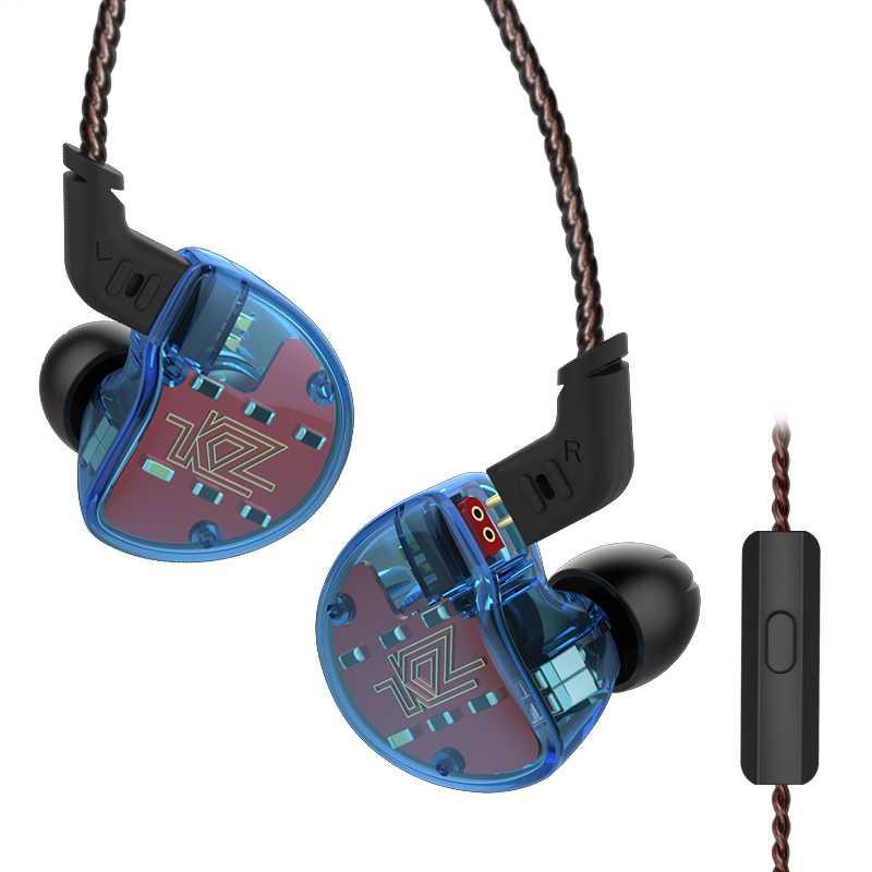 Knowledge Zenith 1DA + 4BA Driver Earphone HiFi Dengan Mic - KZ-ZS10 / Aneka Eraphone Murah Terbaru / Eraphone Knowledge Terlaris Murah