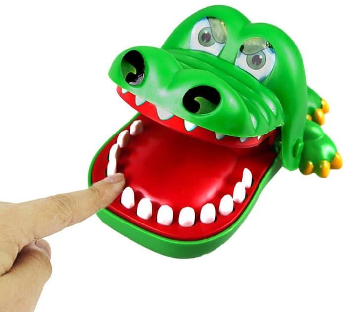 Promo Mainan Anak Buaya Gigit Jari Tangan Crocodile Dentist Hadiah Kado Anak