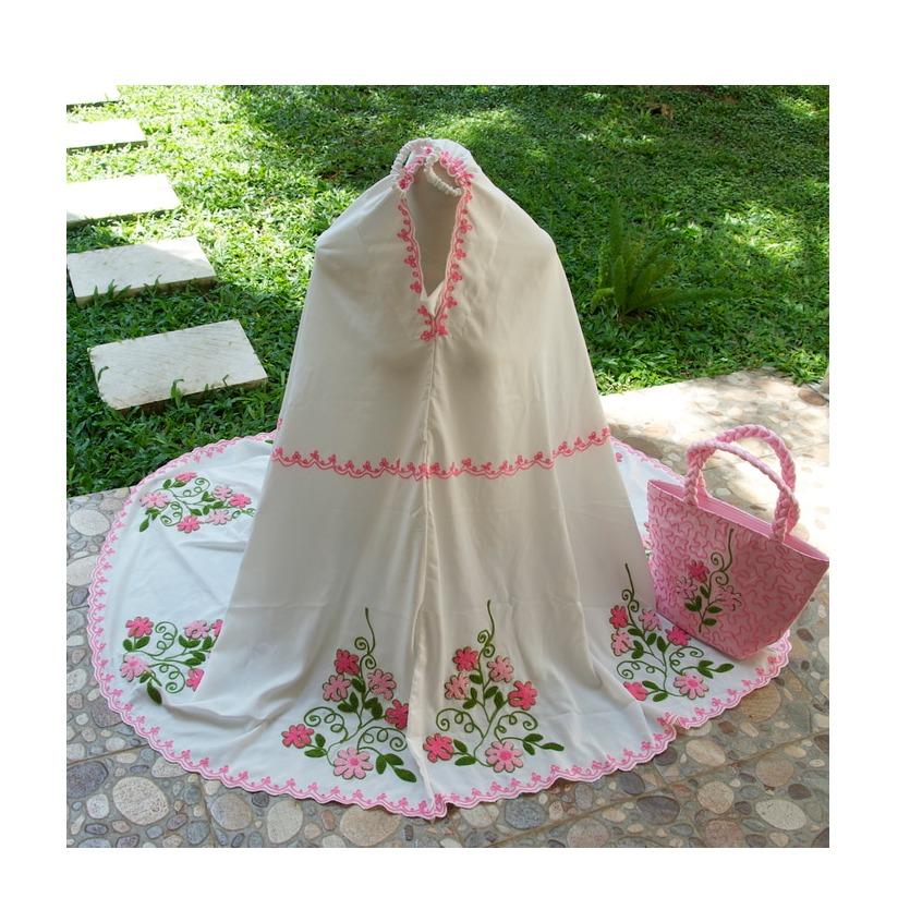 Mukena Bordir Chyntia - Pink