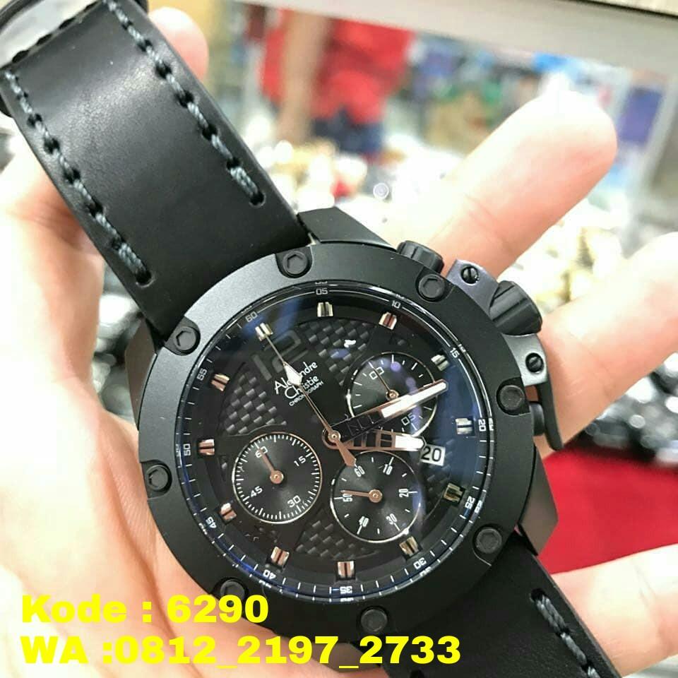 Jam Tangan Pria Alexandre Christie 6290 Black