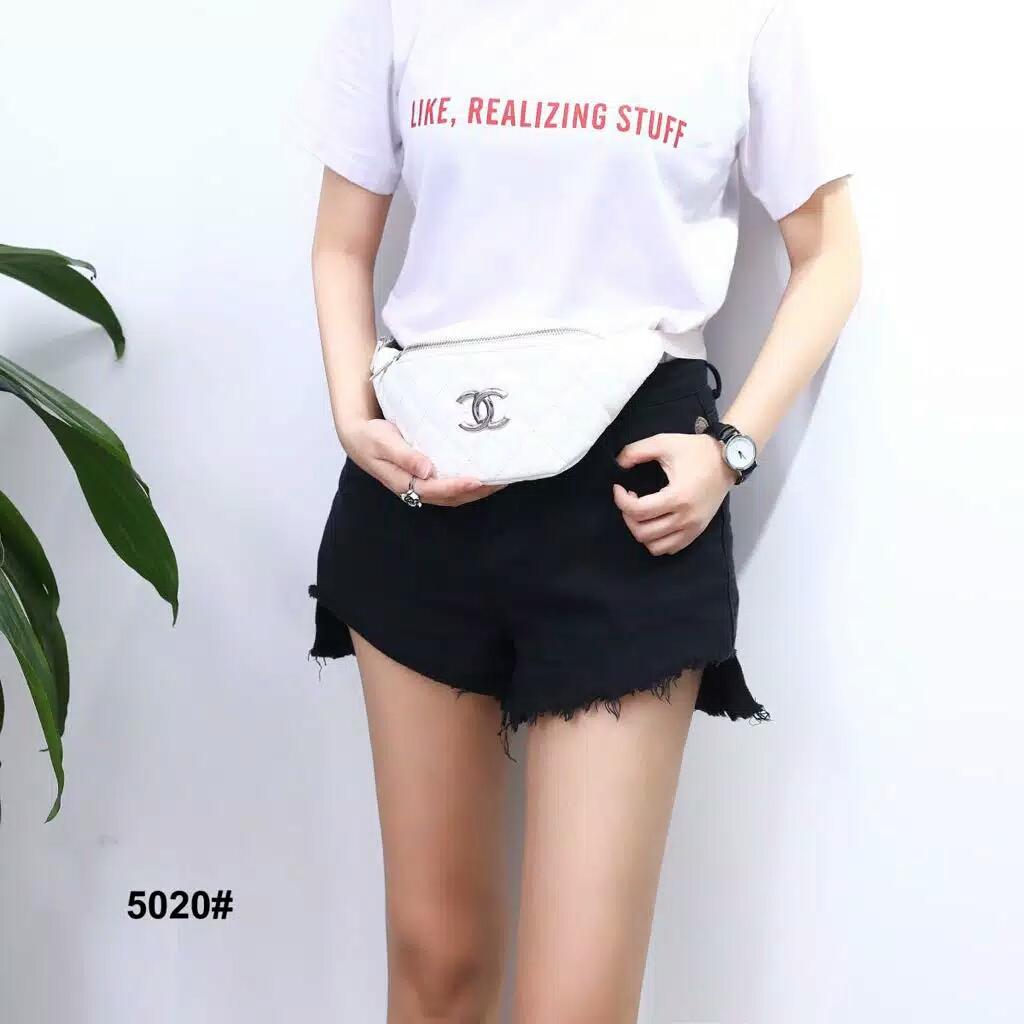 tas waistbag chanel nagita slavina impor batam real pict