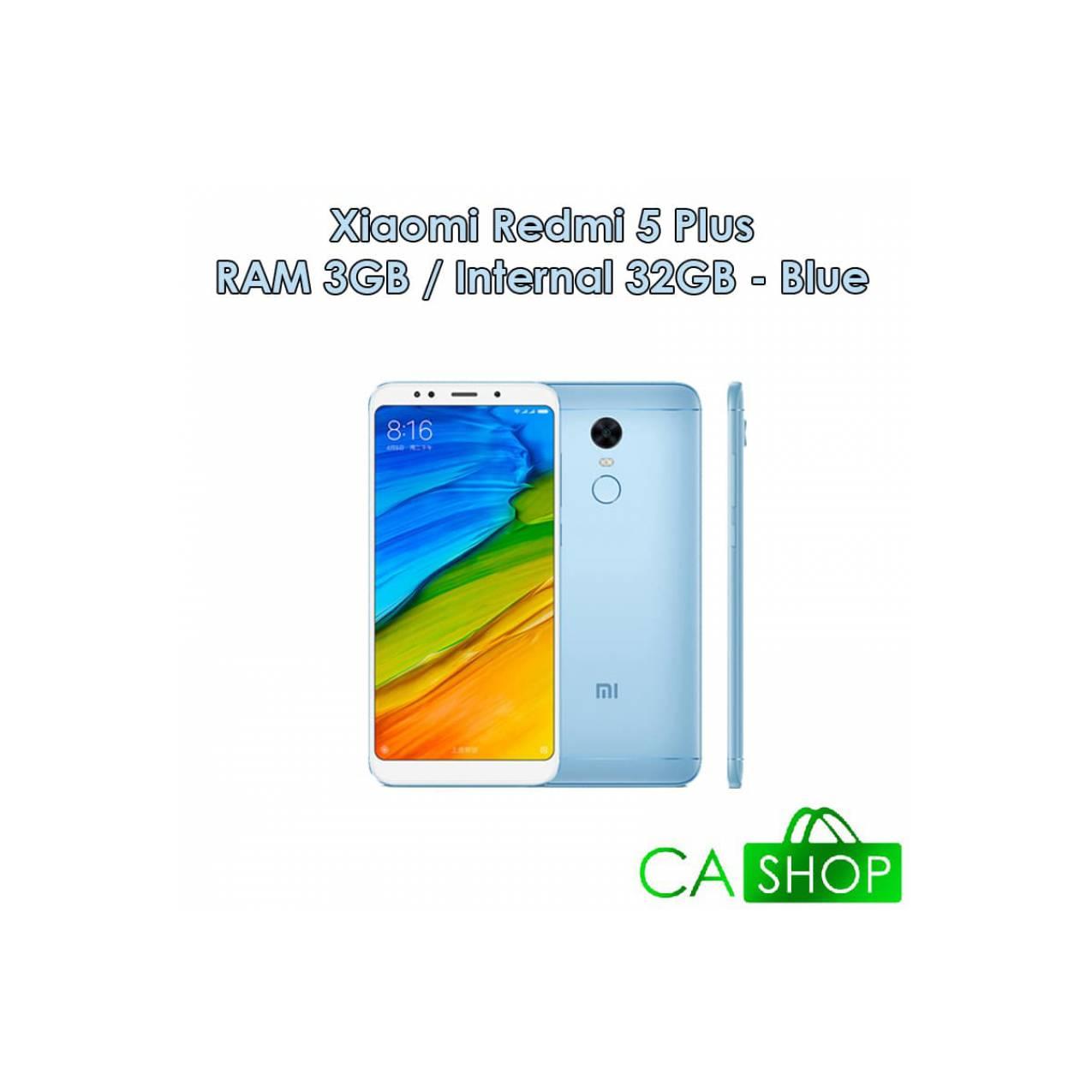 Xiaomi Redmi 5 Plus 3/32GB - Blue - Baru NEW - Distributor
