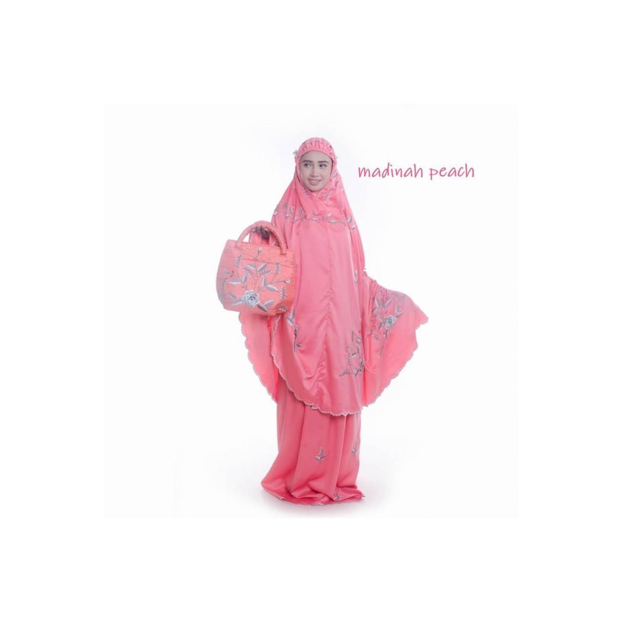 BMA - MUKENA DEWASA TELEKUNG RUKUH EXCLUSIVE SUTRA SATIN BORDIR SULAM