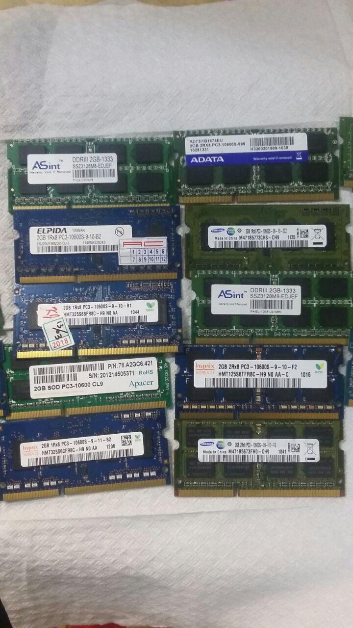 RAM SODIMM DDR3 2GB PC3-10600s Murah.