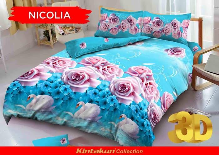 PALING DICARI Bedcover D'luxe Kintakun ukuran 160 x 200 - Nicolia TERLARIS