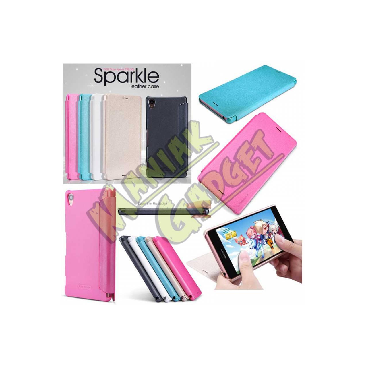 Jual Flip Leather Case Nillkin Sony Xperia Z3 Sparkle Murah