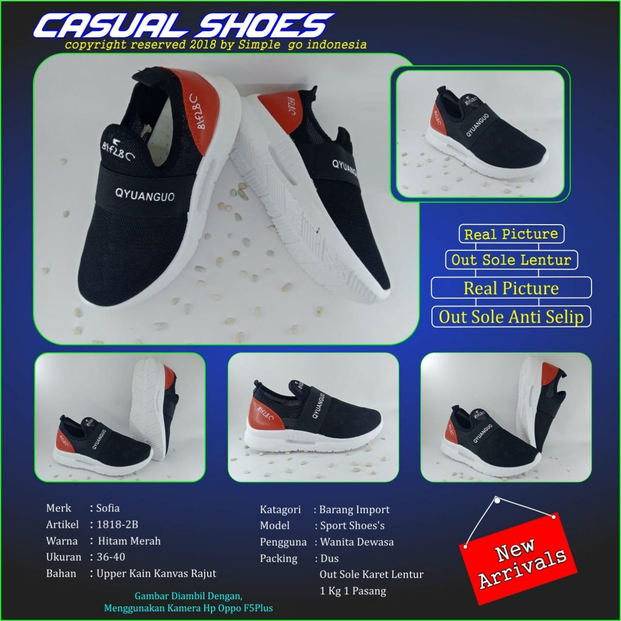 Sofiya 1818 -2b running shoes import wanita 36-40