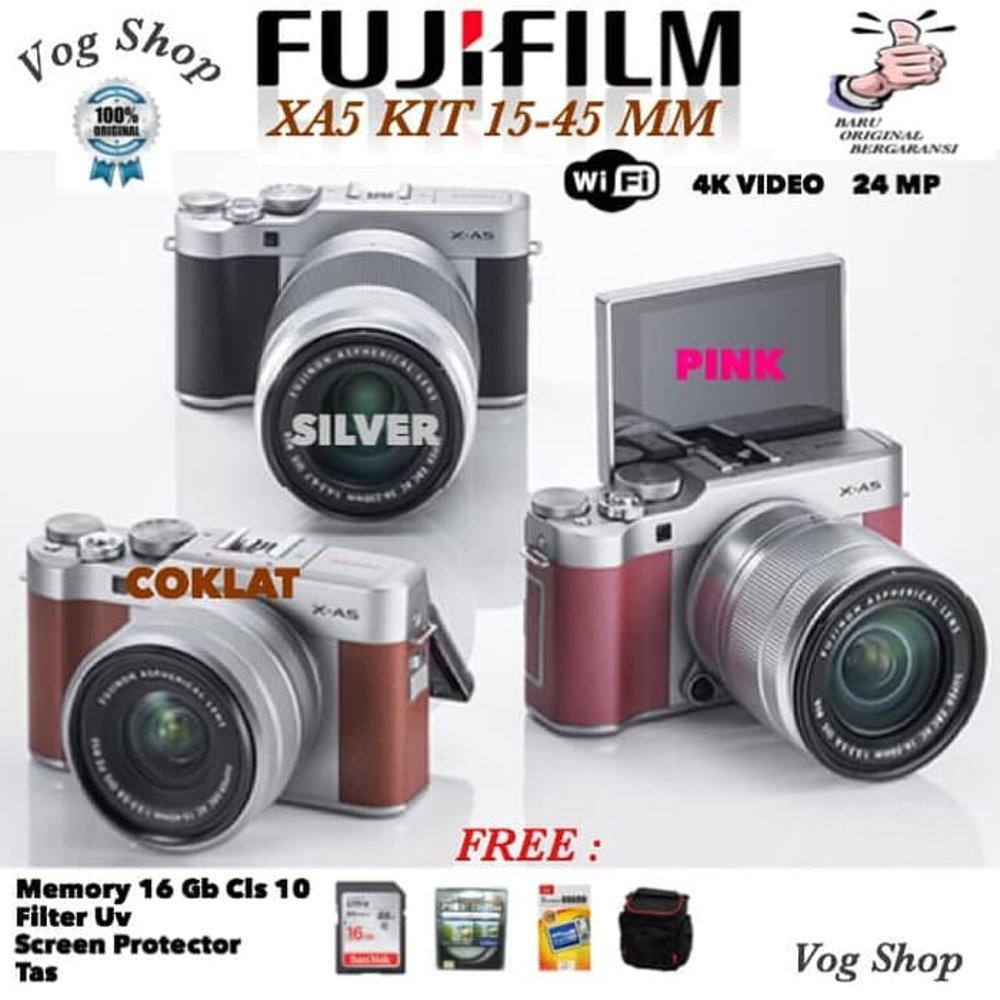 Kamera Mirrorless FUJIFILM XA5 KIT 15-45 MM Single Kit