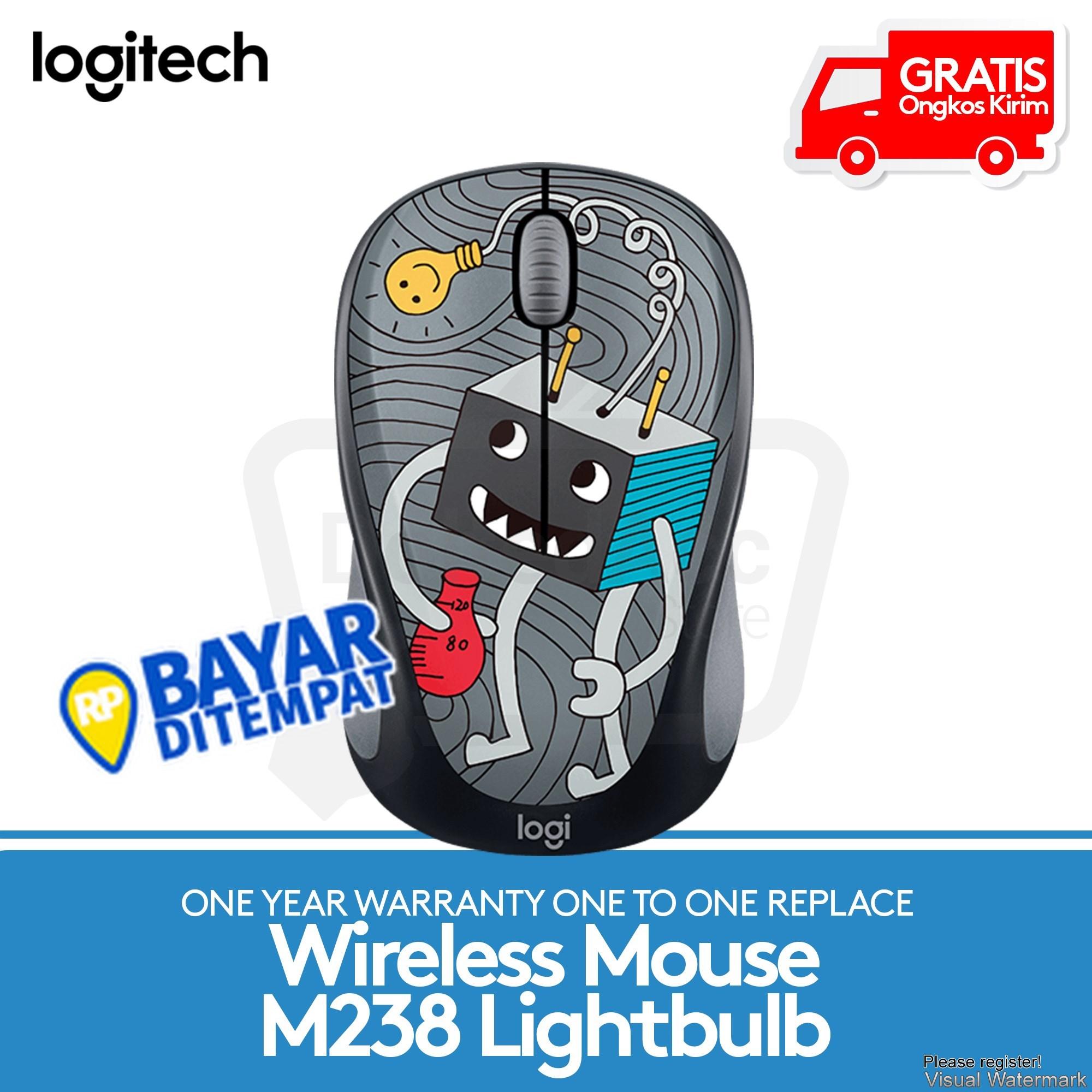 Logitech Wireless Mouse Doodle Collection M238 - Lightbulb