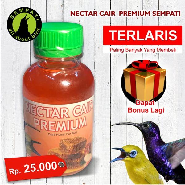Nectar Nektar Cair Premium Sempati Vitamin Burung Pleci Kolibri Meningkatkan Gacor Mental Daya Tahan Tubuh