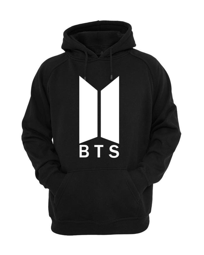 PROMO !! Jaket Hoodie BTS Bangtan Boys Army - Black