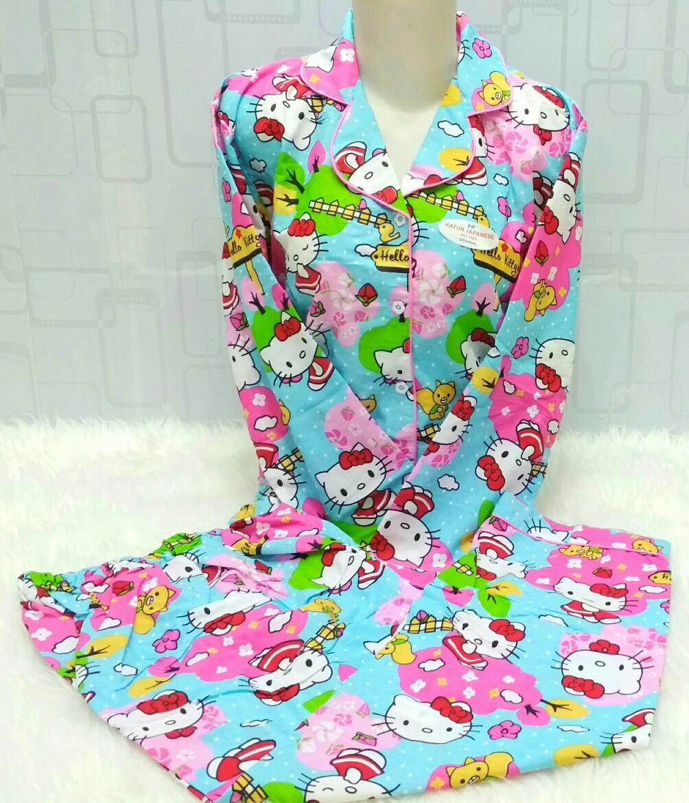 Fjkshop fashion wanita pakain baju tidur modep piyama model satin dan katun celana panjang Sleepwear, enak buat tidur dengan motif yang cakep dan bahan yang membuat tidur anda nyaman dan nyenyak