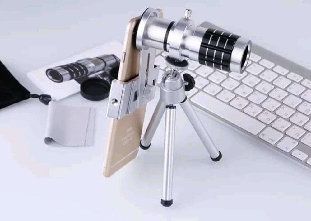 Lensa Tele Zoom 12x Mobile Phone Telescope Camera Lens
