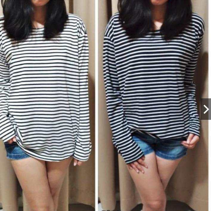 KING_FASHION KAOS PANJANG SALUR STEVI JUMBO FIT-XXL LD 120CM PANJANG 76CM PUTIH