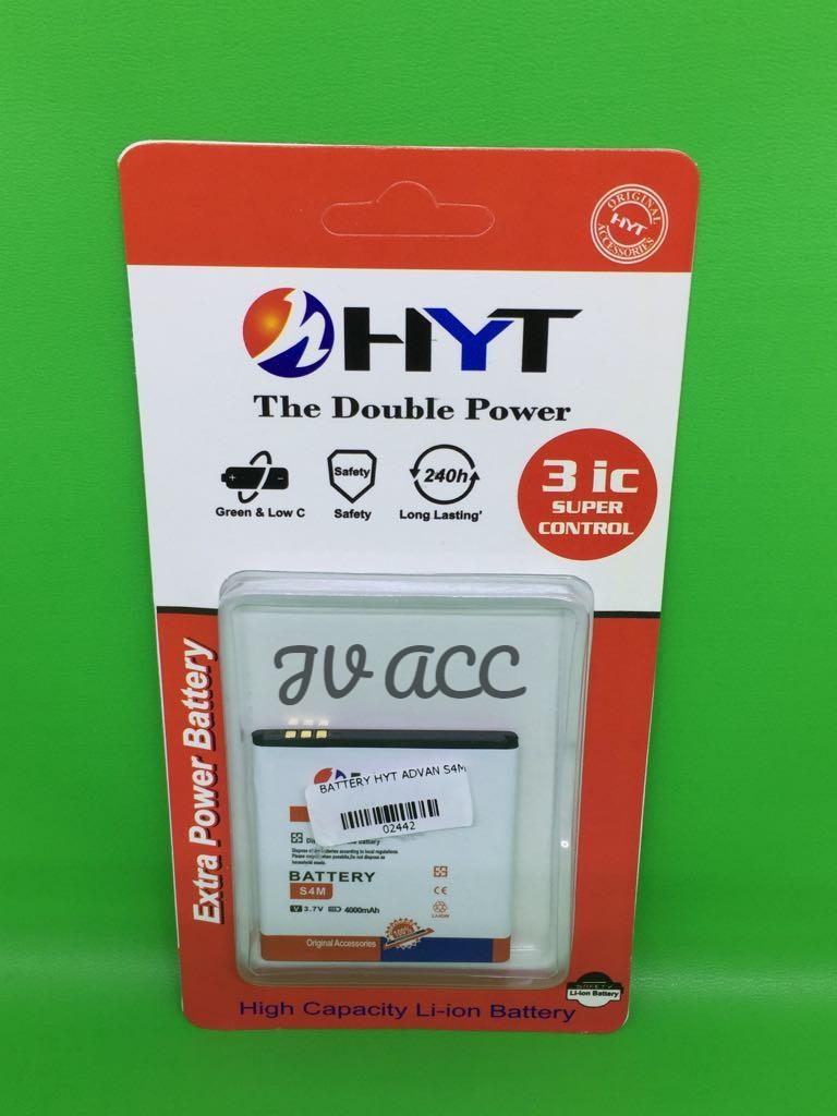 BATTERY BATERAI BATRE HYT DOUBLE POWER ADVAN S4M / S4K / BP-40AA DOUBLE IC PROTECTION
