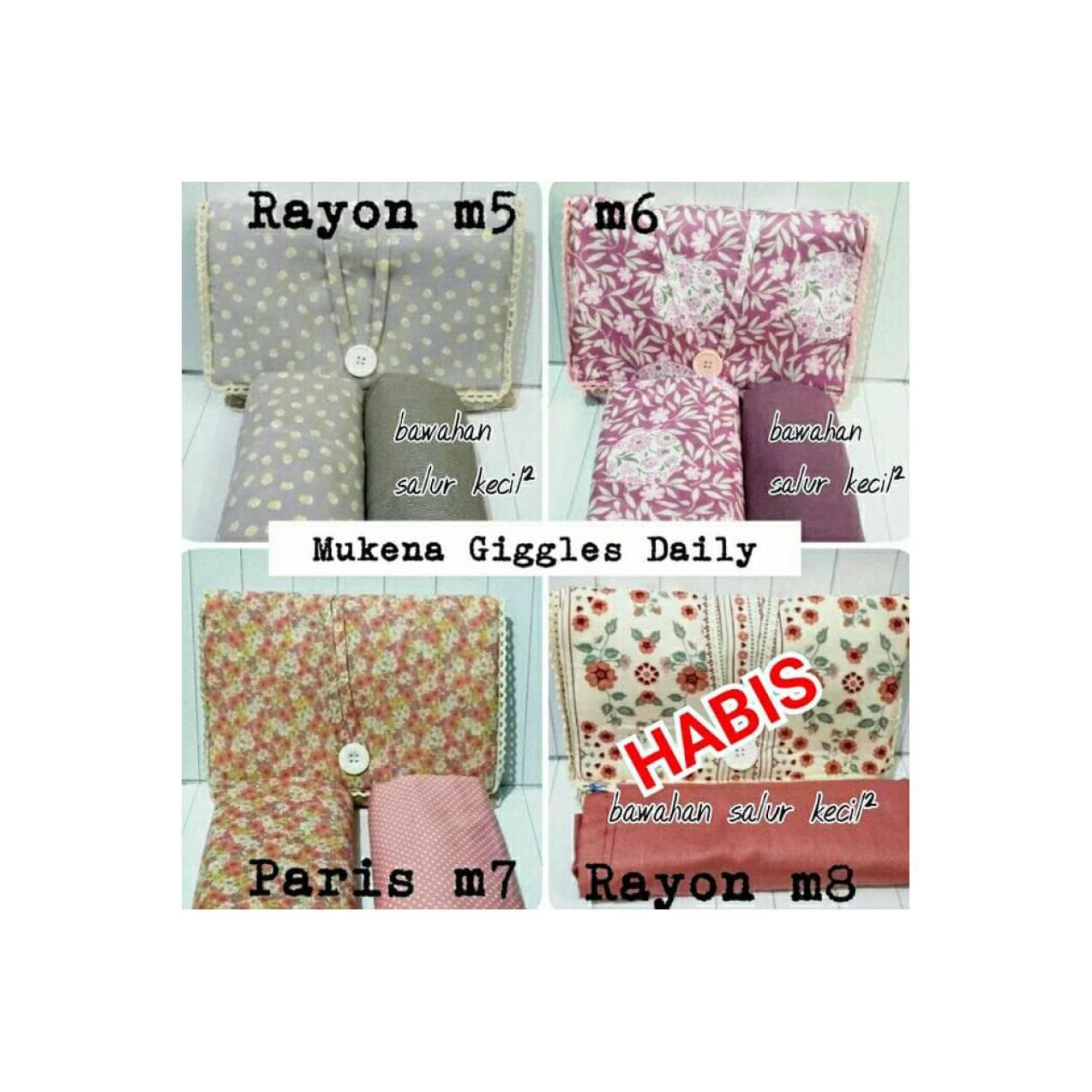 Mukena KATUN design by JEPANG & PARIS merek GIGGLES Daily