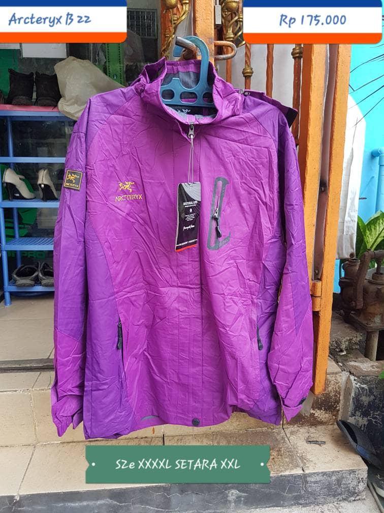 Jaket arcteryx b 22 ungu termurah bukan rei eiger consina tnf jws