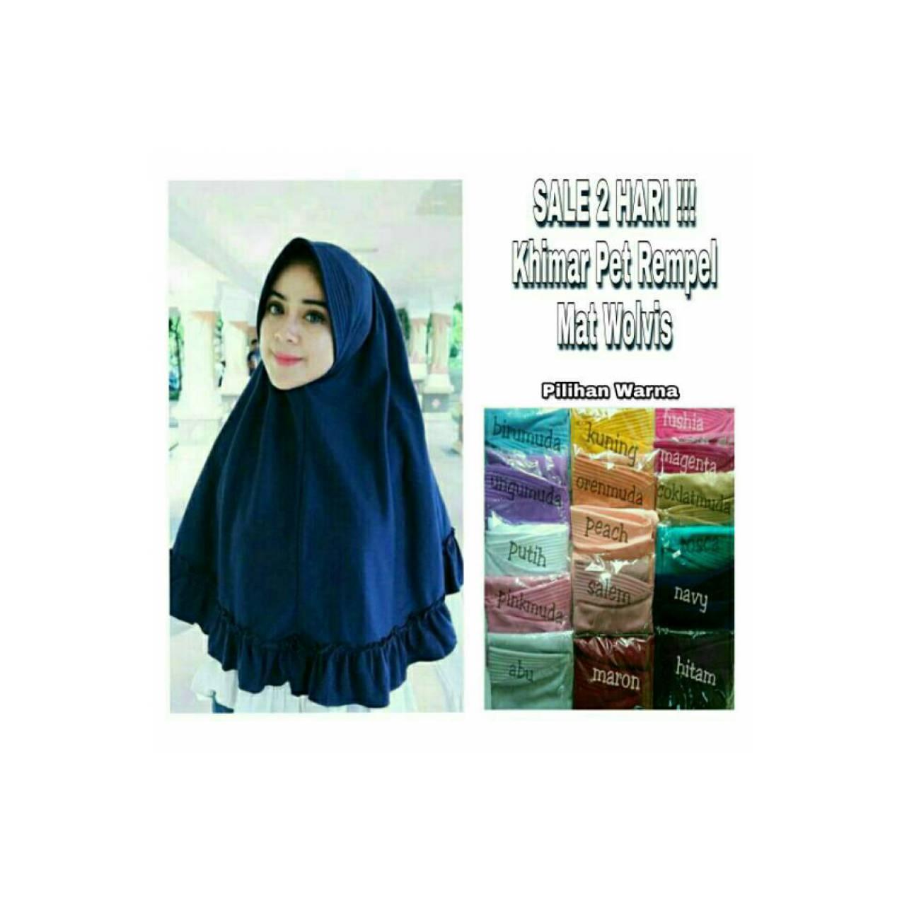 Khimar rempel /paket kodian