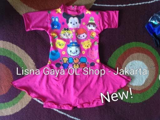 HOT PROMO!!! Baju Renang Karakter Anak Balita / Baju Renang Rok Anak Tsum Tsum - JFtjUS