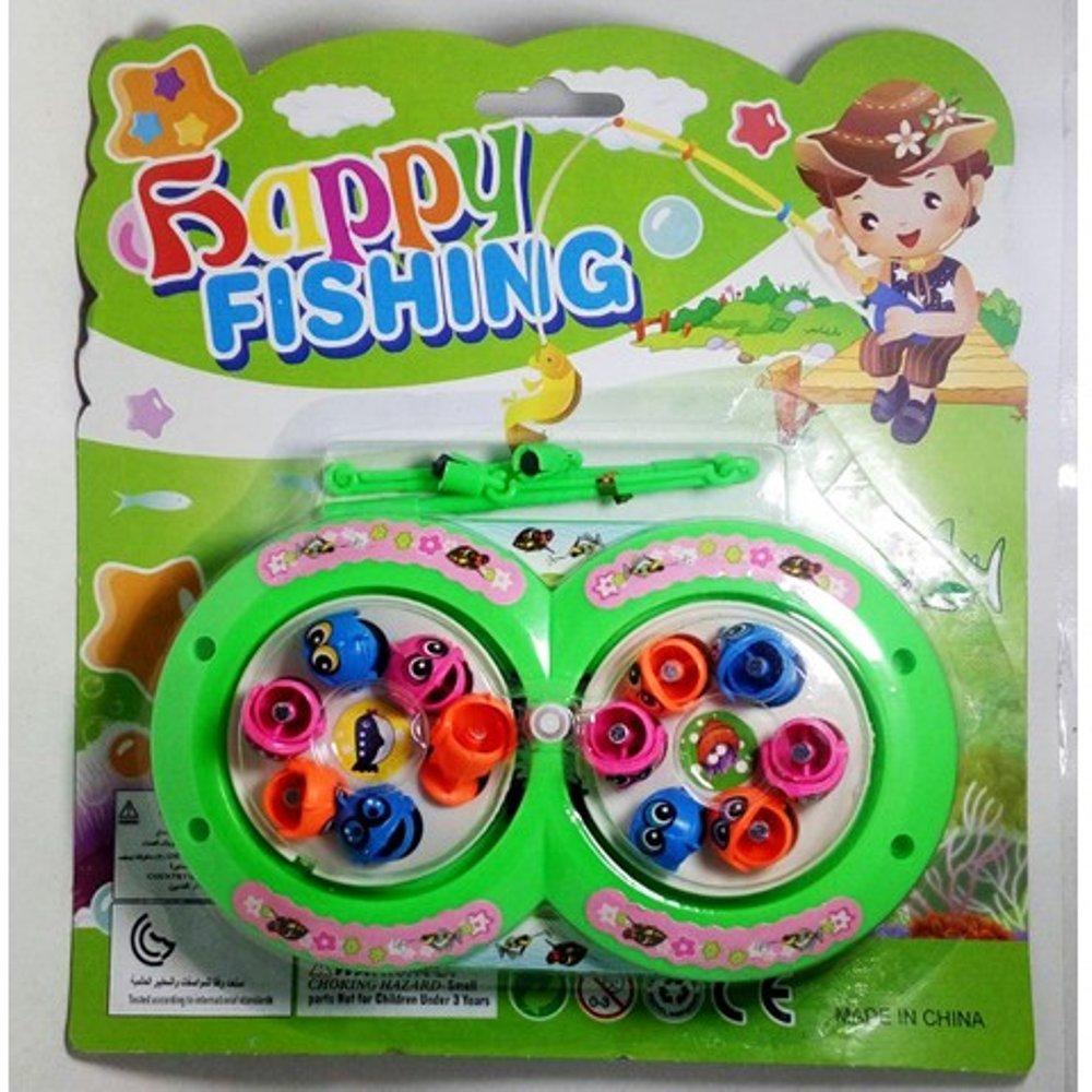 set memancing ikan pancingan magnet berputar happy fishing mainan anak game # TOKO MAINAN TOYS STORE tokomainantoysstore