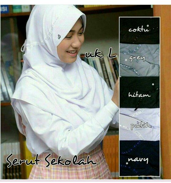New Jilbab Hijab Kerudung Rabbani KW Super Hd/Putih