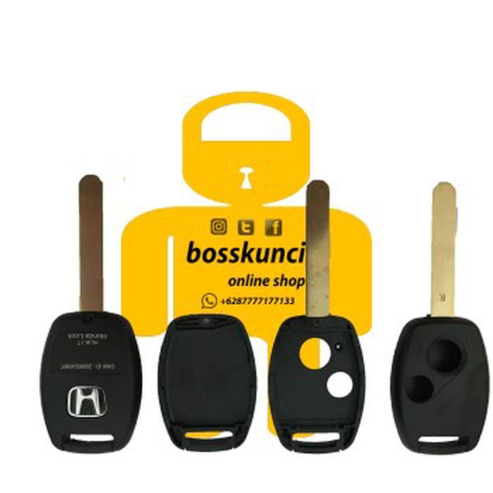 Casing Kunci Remote 2 Tombol Honda Jazz, CRV, CIVIC, Brio, Odyssey dll