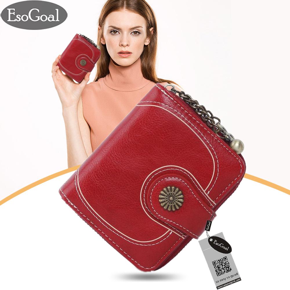 EsoGial Dompet Wanita Dompet Kulit Wanita Clutch Dompet Mini Untuk Menyimpan Kartu Kredit