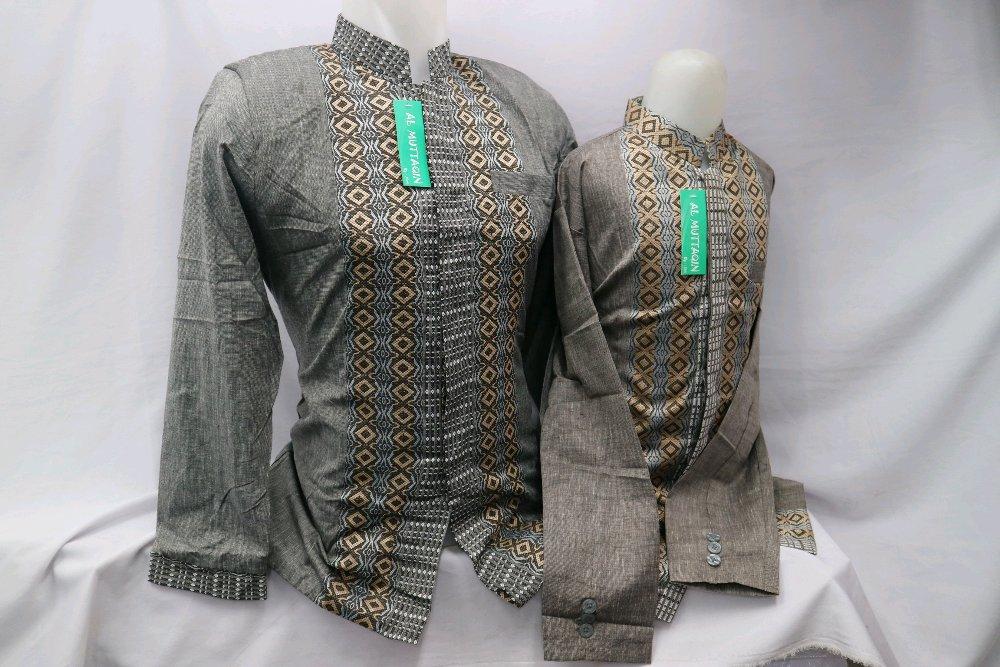 Baju Koko Muslim Pria Kemeja Jasko Jas Koko Abu Lengan Panjang Couple Ayah Anak Pasangan Al Muttaqin di lapak Al Muttaqin Collection produsenbajukoko
