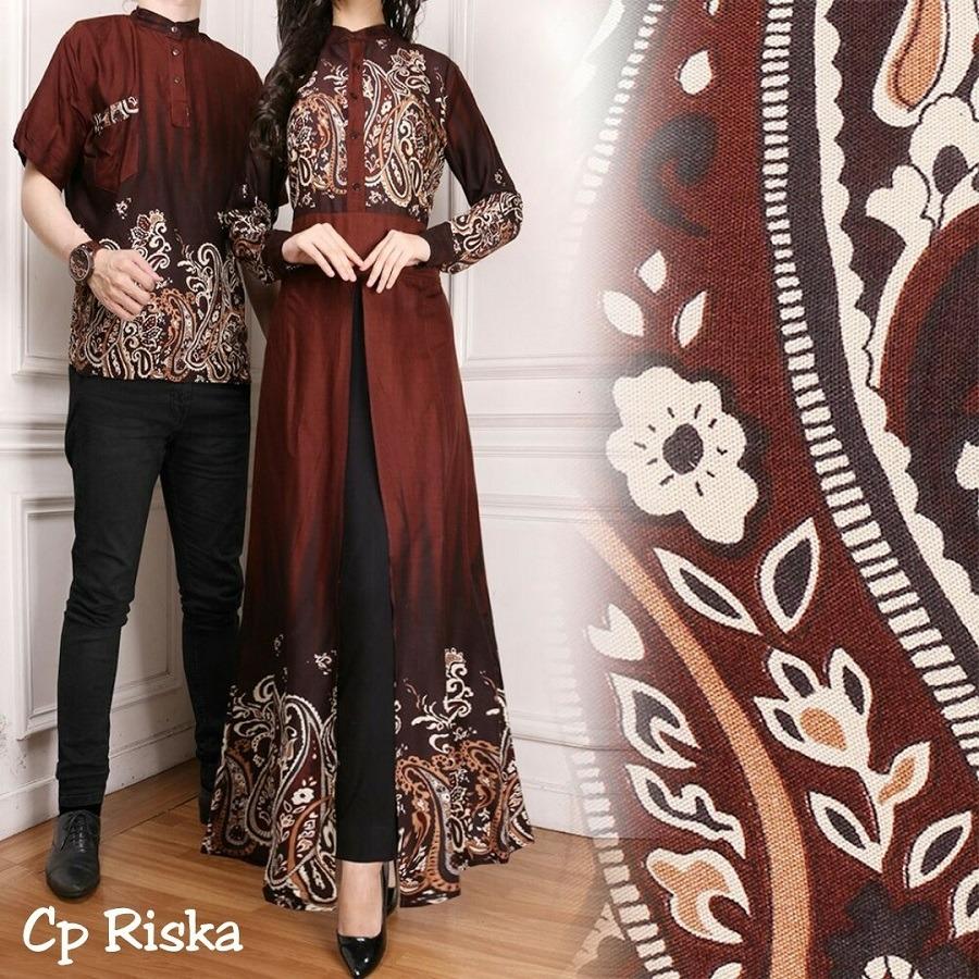 BajuReady 1062 BAJU COUPLE PASANGAN KELUARGA BATIK MODERN SARIMBIT KEMEJA HEM PRIA COWOK KOKO LENGAN PENDEK PAKAIAN MUSLIM WANITA CEWEK KEBAYA KURUBARU KUTU BARU PANJANG ROK LILIT BUSANA PESTA KONDANGAN LEBARAN JAMAN ZAMAN NOW KEKINIAN BAHAN BALOTELI