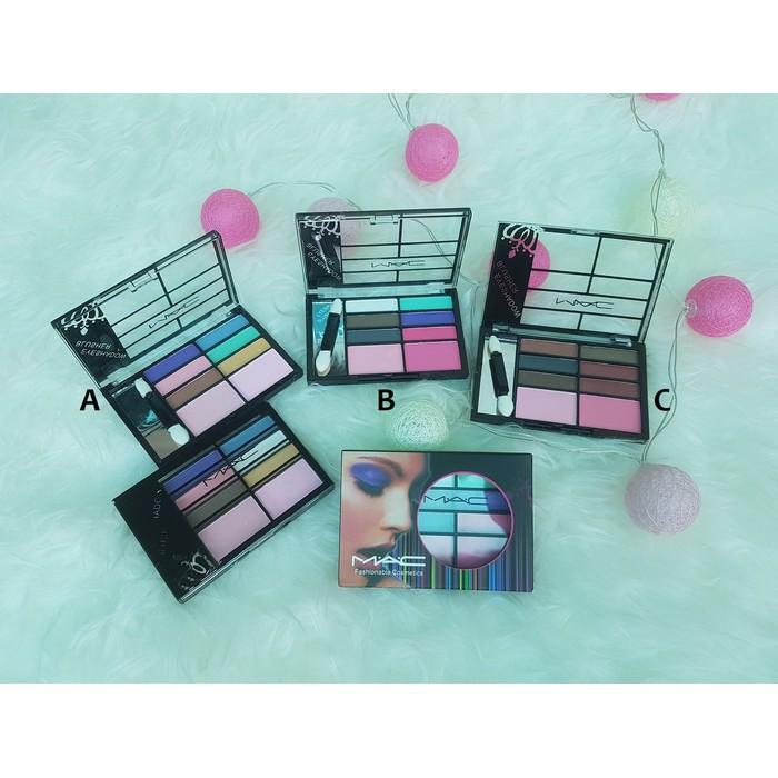 Promo MAC FASHION Eyeshadow 6 2 Blush On Palette Fashionable Cosmetics Murah