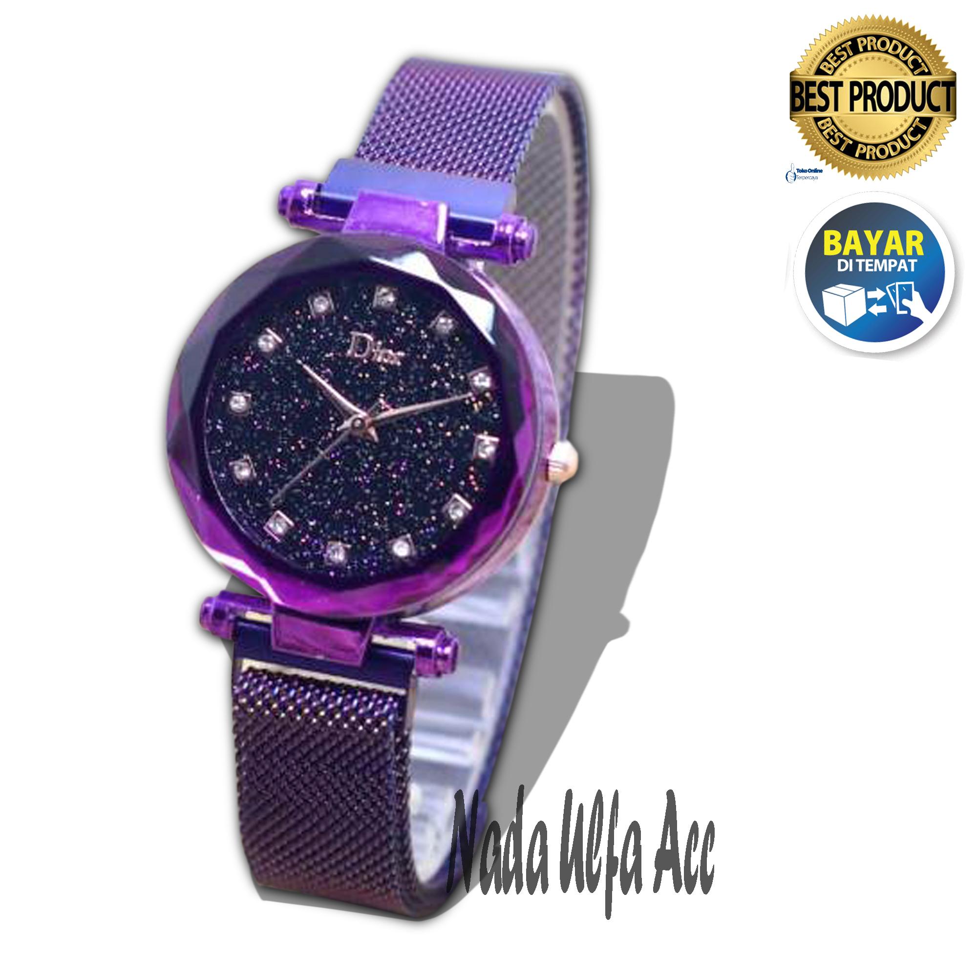 Jam Tangan Wanita Dior Magnet Tali Rantai Pasir - NU0403