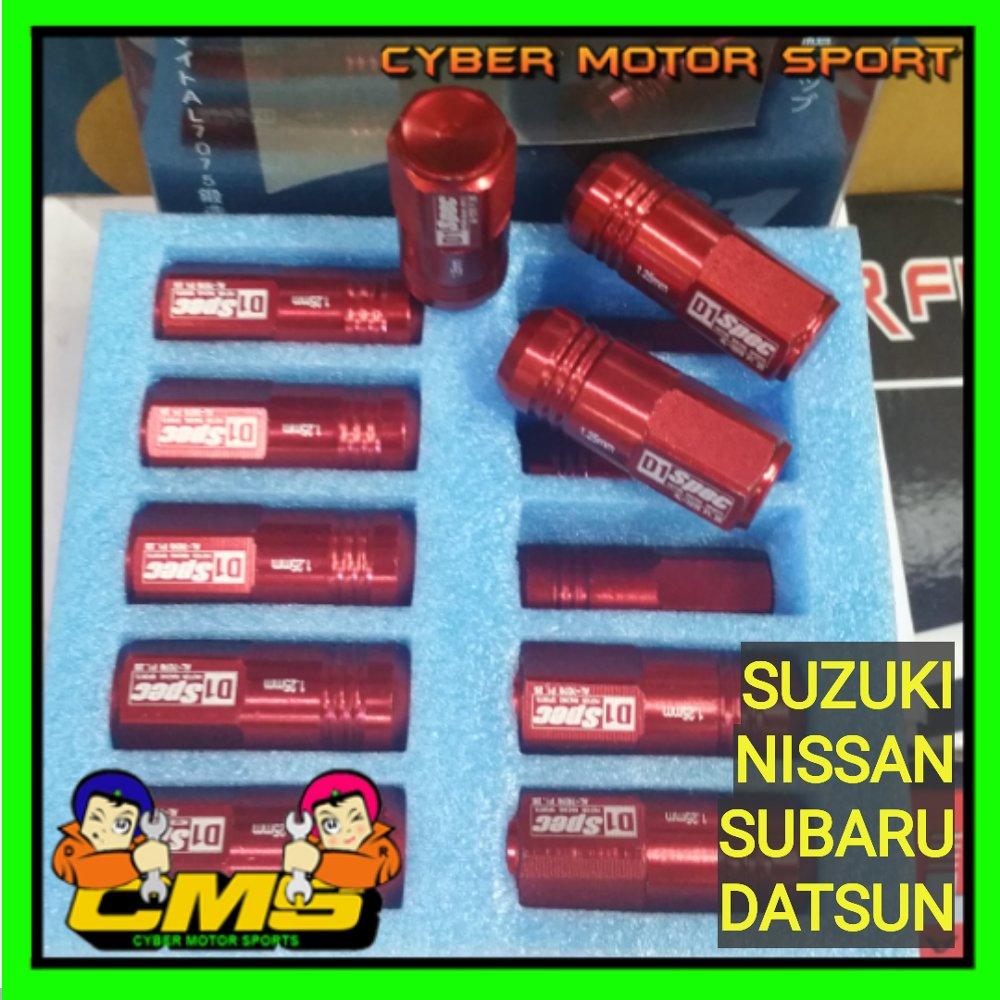 Baut Racing D1 Spec 1.25mm / suzuki. Isi 20pcs. baut roda mobil D1 Spec
