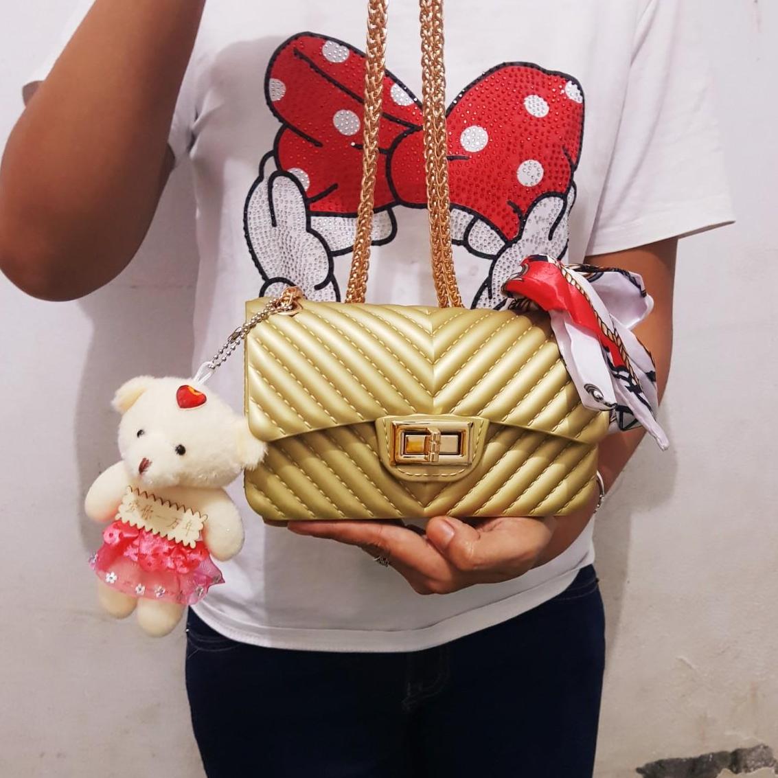 tas wanita jelly mini bag BISA BAYAR DITEMPAT-free SYAL BONEKA-tas fashion import geser ke bawah untuk melihat foto foto real pict kami
