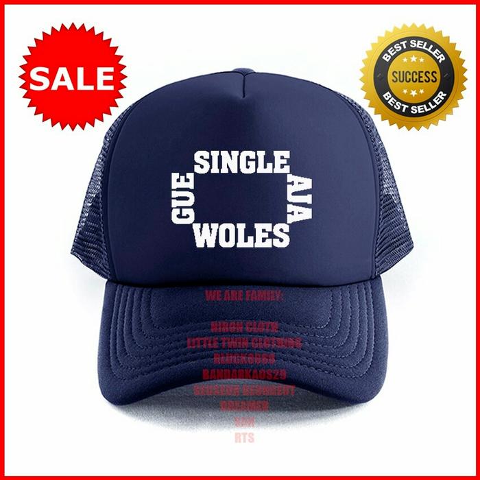 TOPI TRUCKER GUE SINGLE WOLES AJA D/B5 - PEKING KARDUS BEST PRODUCT BI