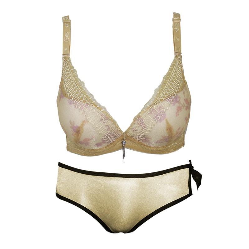 EELIC PDW-581030 KUNING 1 SET Pakaian Dalam Wanita BRA 5810 + Celana Dalam Wanita 9930 Pakaian Dalam set yang nyaman dipakai berbahan lembut sangat cocok untuk remaja Maupun Wanita Dewasa