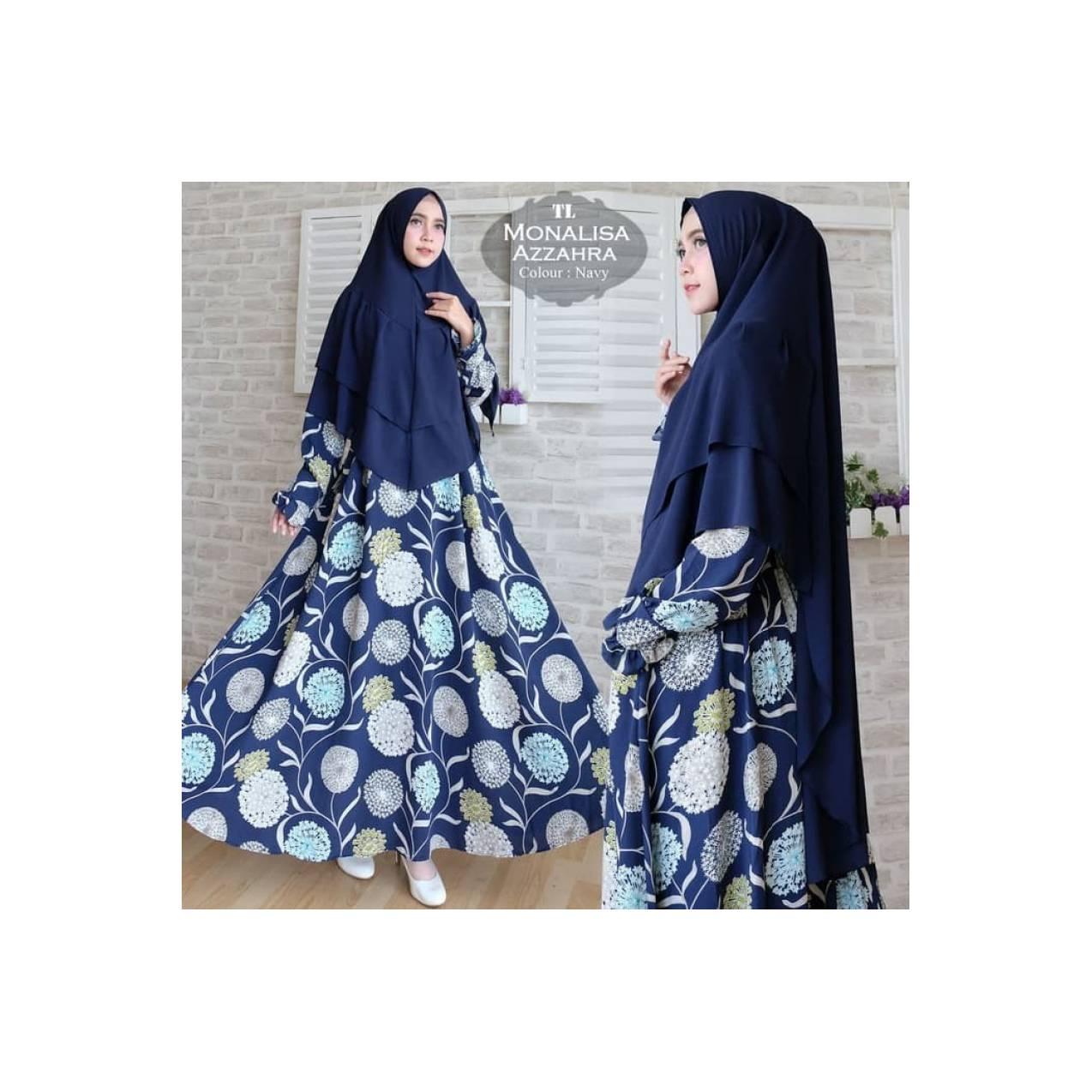 baju muslim biru navy dress gamis xxxl jumbo bigsize pesta xxl 2xl 3xl