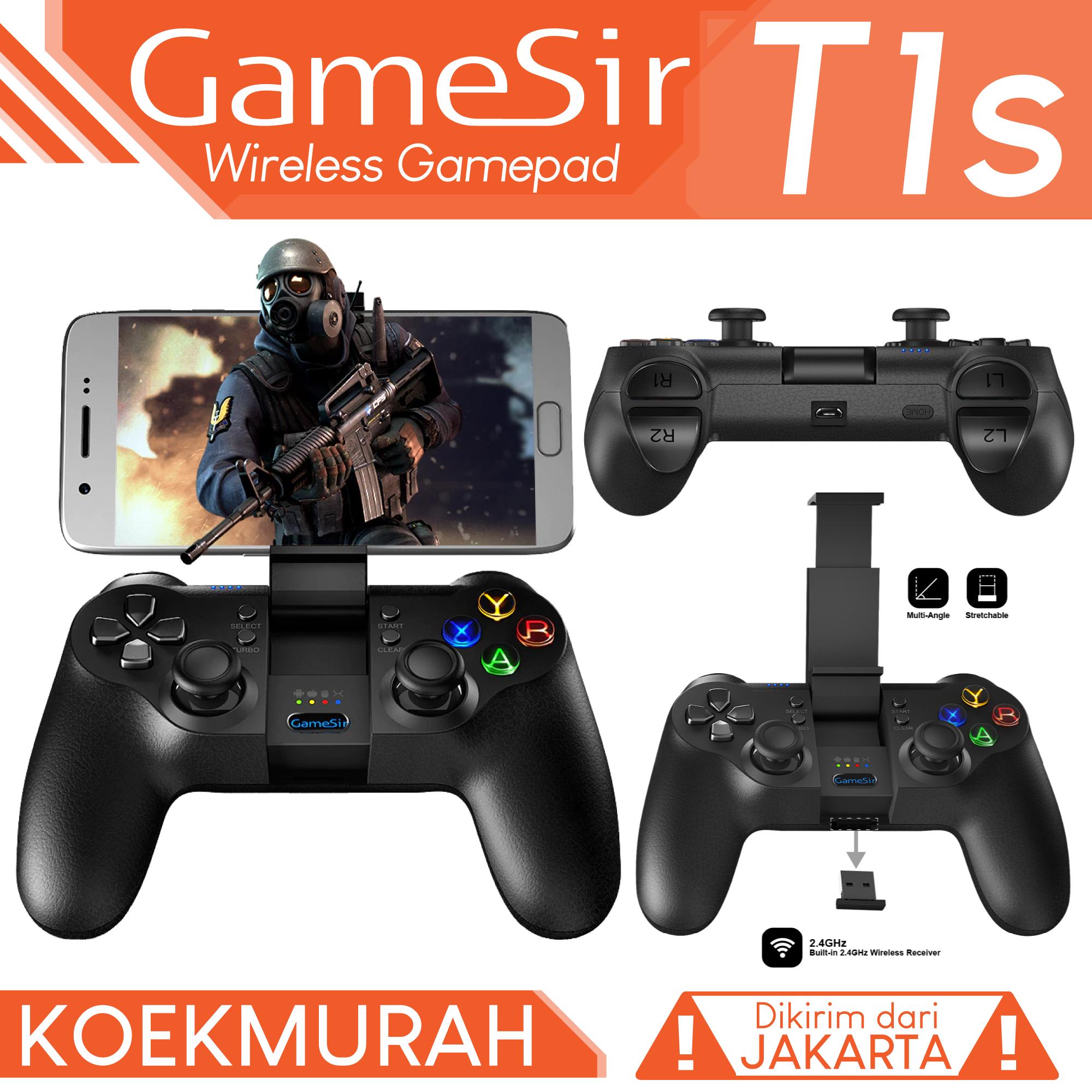 GameSir T1s Bluetooth Wireless Joystick Gaming Controller Gamepad For Android Windows VR TV Box PS3