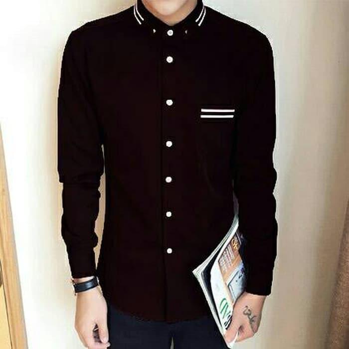 Hot Item!! Kemeja Kenzo Hitam - ready stock