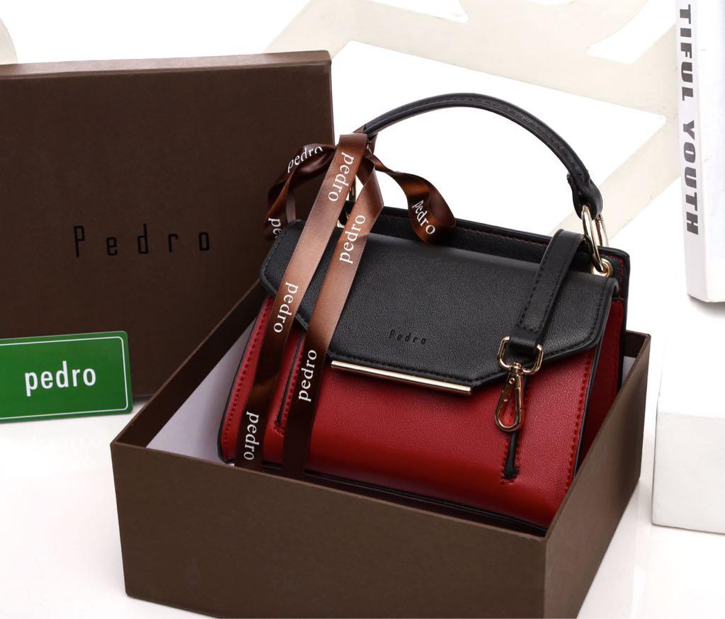 PEDRO WITH BOX 809 TAS BRANDED Fashion Wanita Tas Import Grosir Tas Selempang Ransel Handbag Trendy